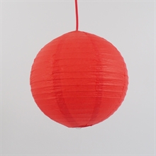 Ricepaper lamp shade 30 cm. Red